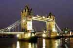 Лондонский мост ночью