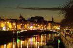 Дублин - вечером на мосту